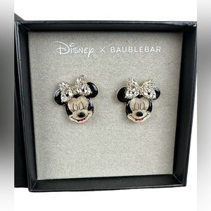 Baublebar X Disney‎  Minnie Mouse Rhinestone Bow Earrings